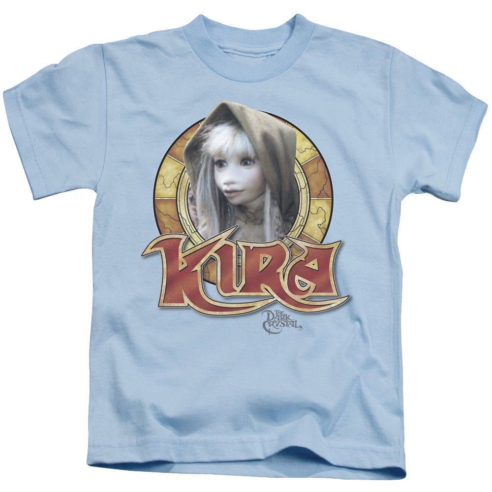 Dark Crystal Kira Circle Juvenile Kids Youth T Shirt Light Blue (4) Officially Licensed