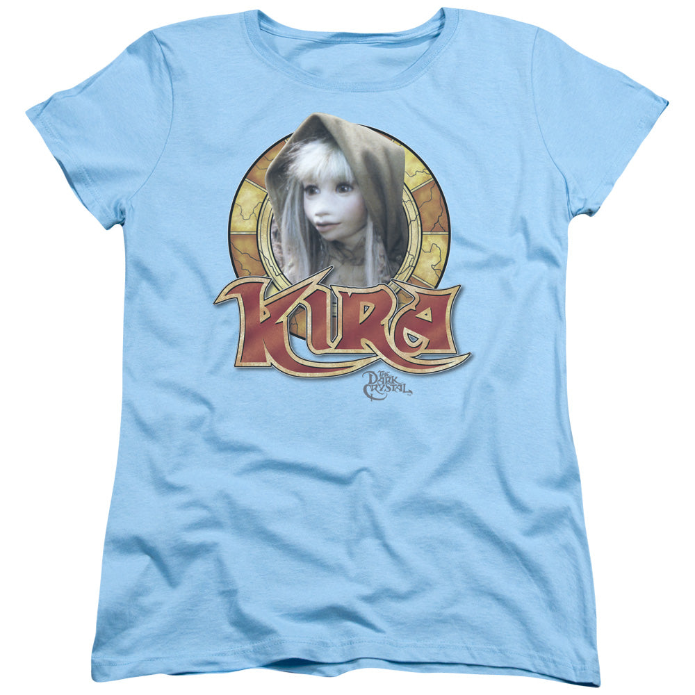 The Dark Crystal Kira Circle Womens T Shirt Light Blue Officially Licensed
