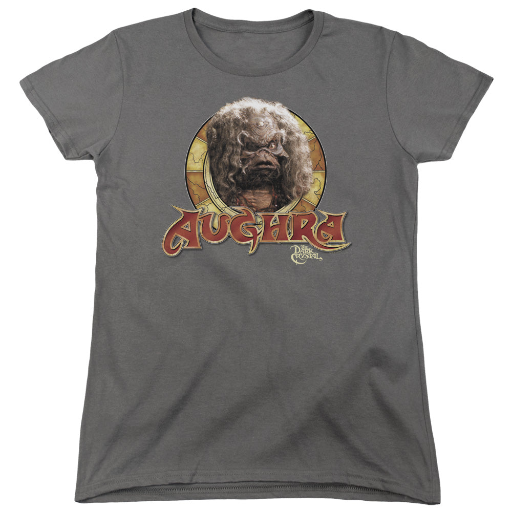 The Dark Crystal Aughra Circle Womens T Shirt Charcoal Officially Licensed