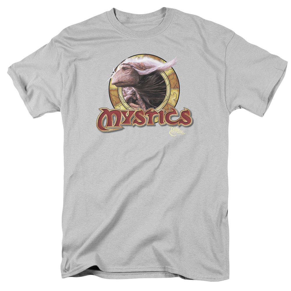 Dark Crystal Mystics Circle Mens T Shirt Silver Officially Licensed