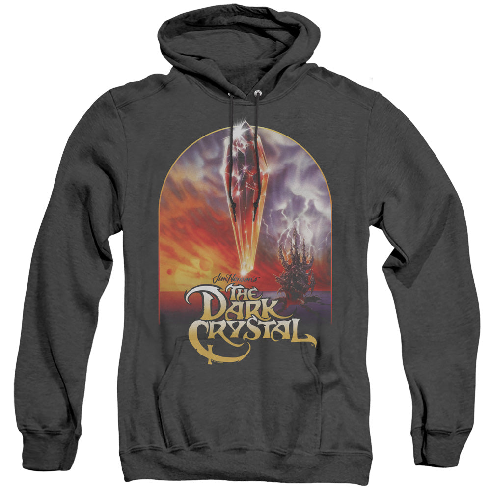Dark Crystal Crystal Poster Heather Mens Hoodie Black Officially Licensed