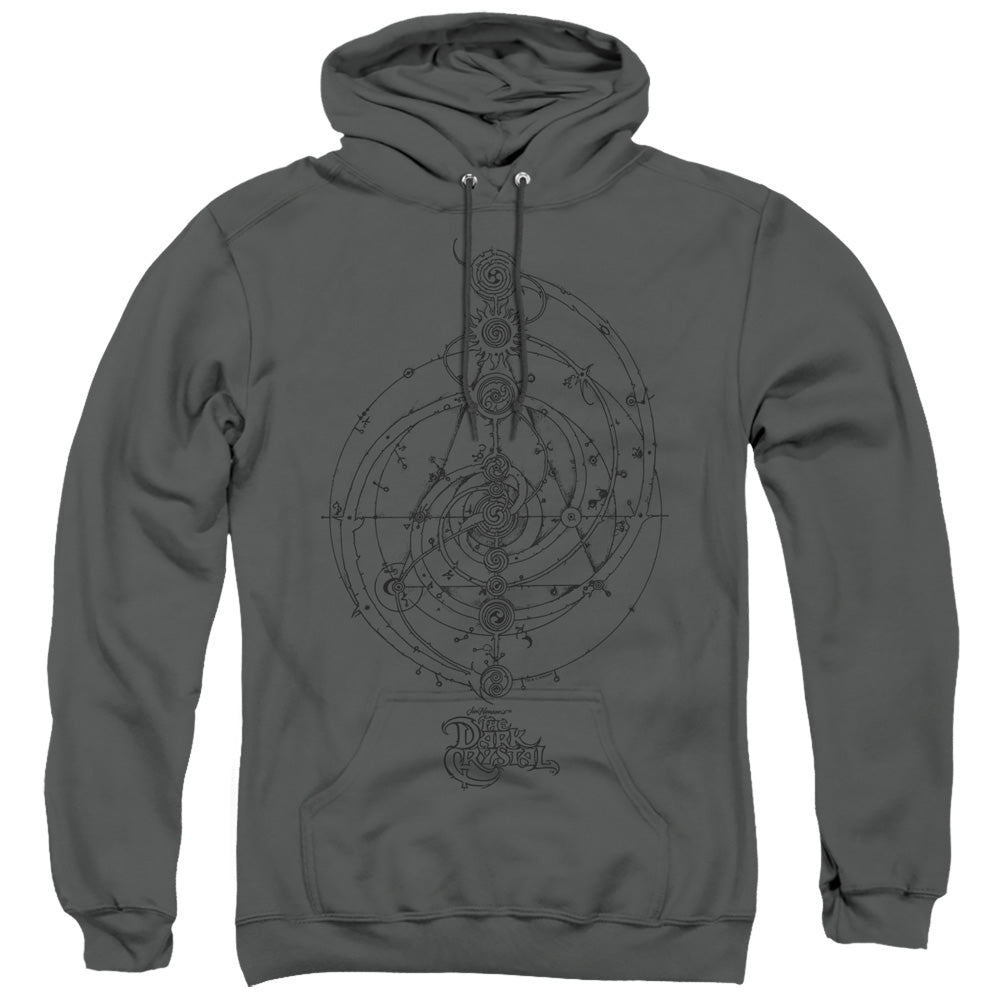 The Dark Crystal Dream Spiral Mens Hoodie Charcoal Officially Licensed