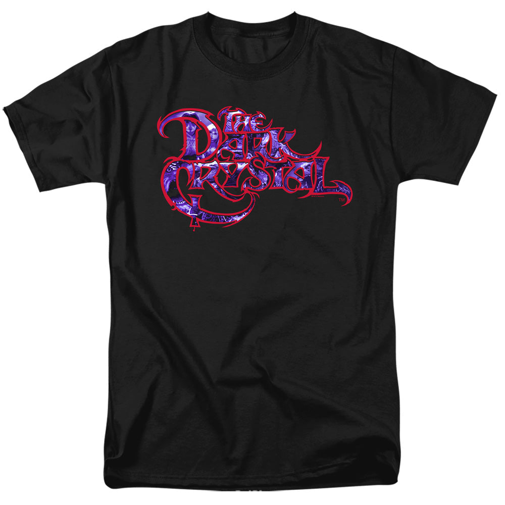 Dark Crystal Collage Logo Mens T Shirt Black Officially Licensed