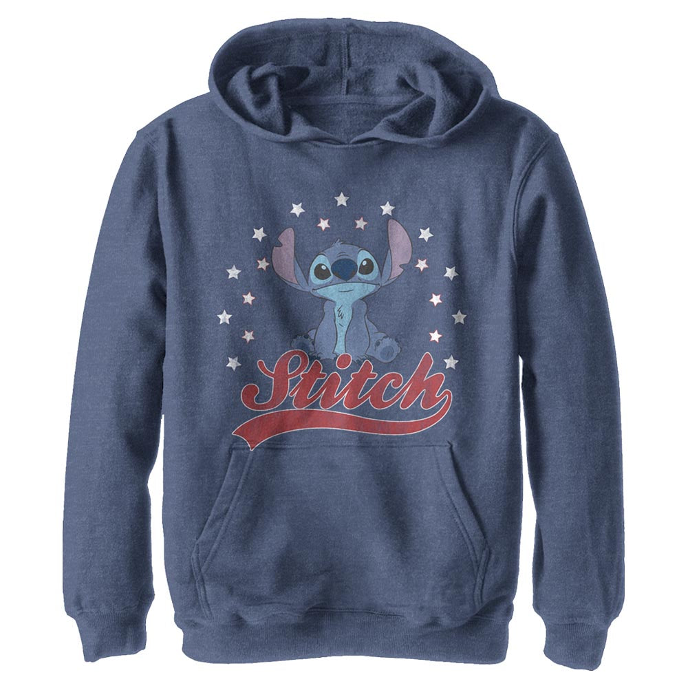 Disney Stitch Americana Boys Kids Lightweight Hoodie
