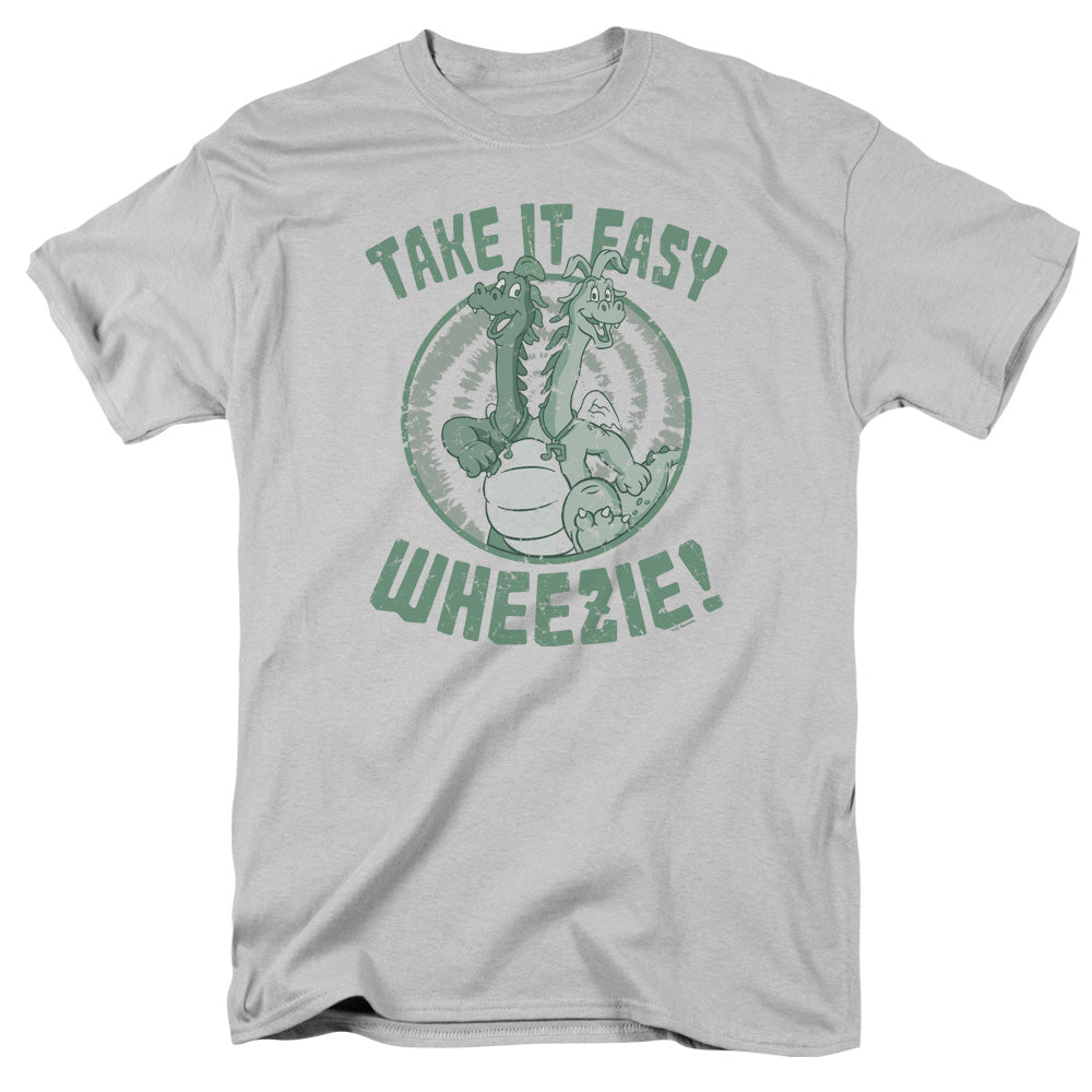 Dragon Tales Take It Easy Mens T Shirt Silver Officially Licensed