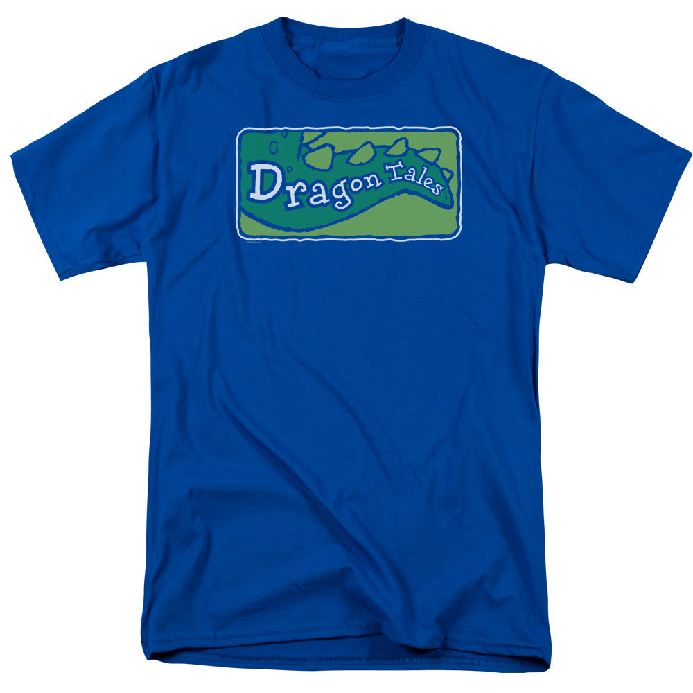 Dragon Tales Logo Clean Mens T Shirt Royal Officially Licensed