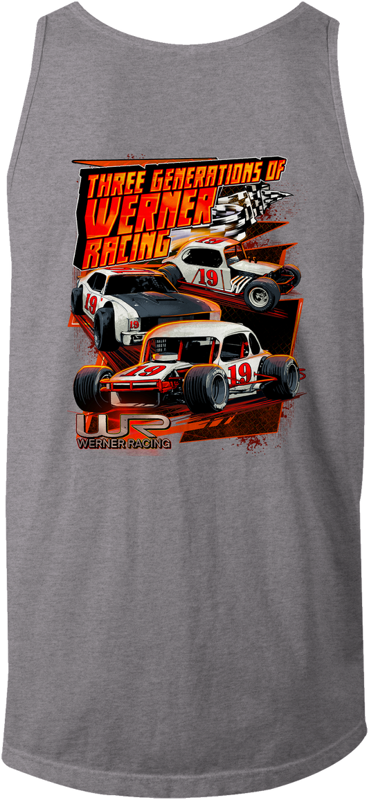 Werner Racing #19 Tank Tops