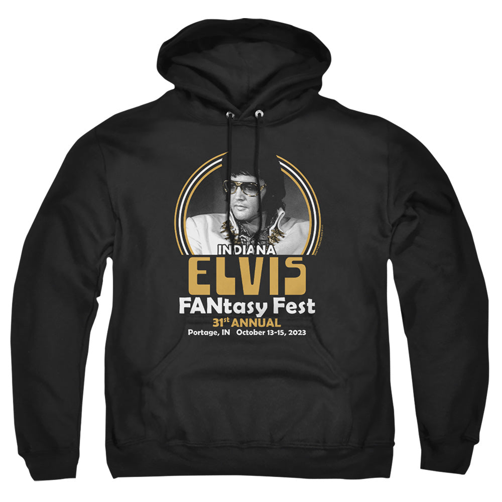 Elvis Fantasy Fest 2023 Mens Hoodie Black Officially Licensed