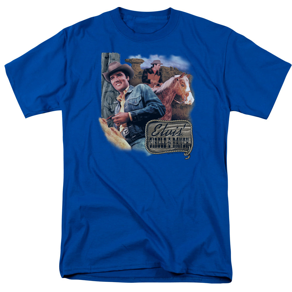 Elvis Presley Ranch Mens T Shirt Royal Officially Licensed