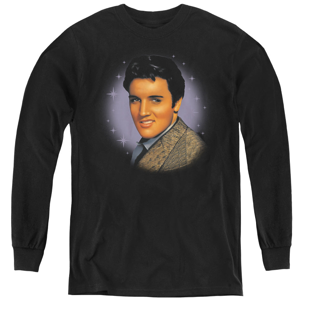 Elvis Presley Starlite Long Sleeve Kids Youth T Shirt Black Officially Licensed