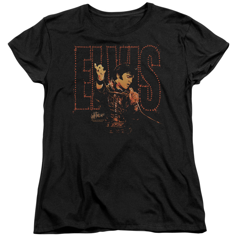 Elvis Presley Take My Hand Womens T Shirt Black Officially Licensed