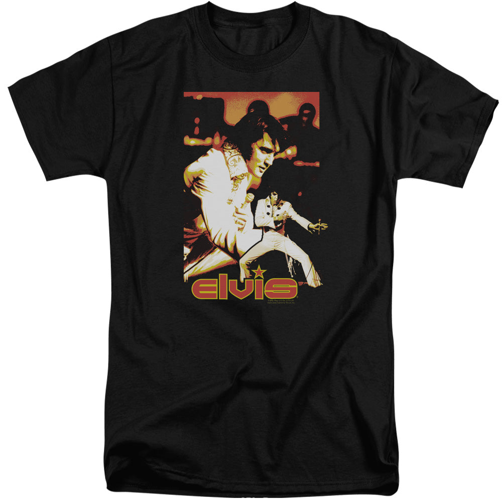 Elvis Presley Showman Mens Tall T Shirt Black Officially Licensed