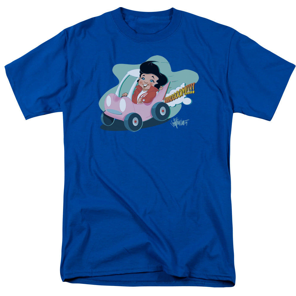 Elvis Presley Speedway Mens T Shirt Royal Officially Licensed