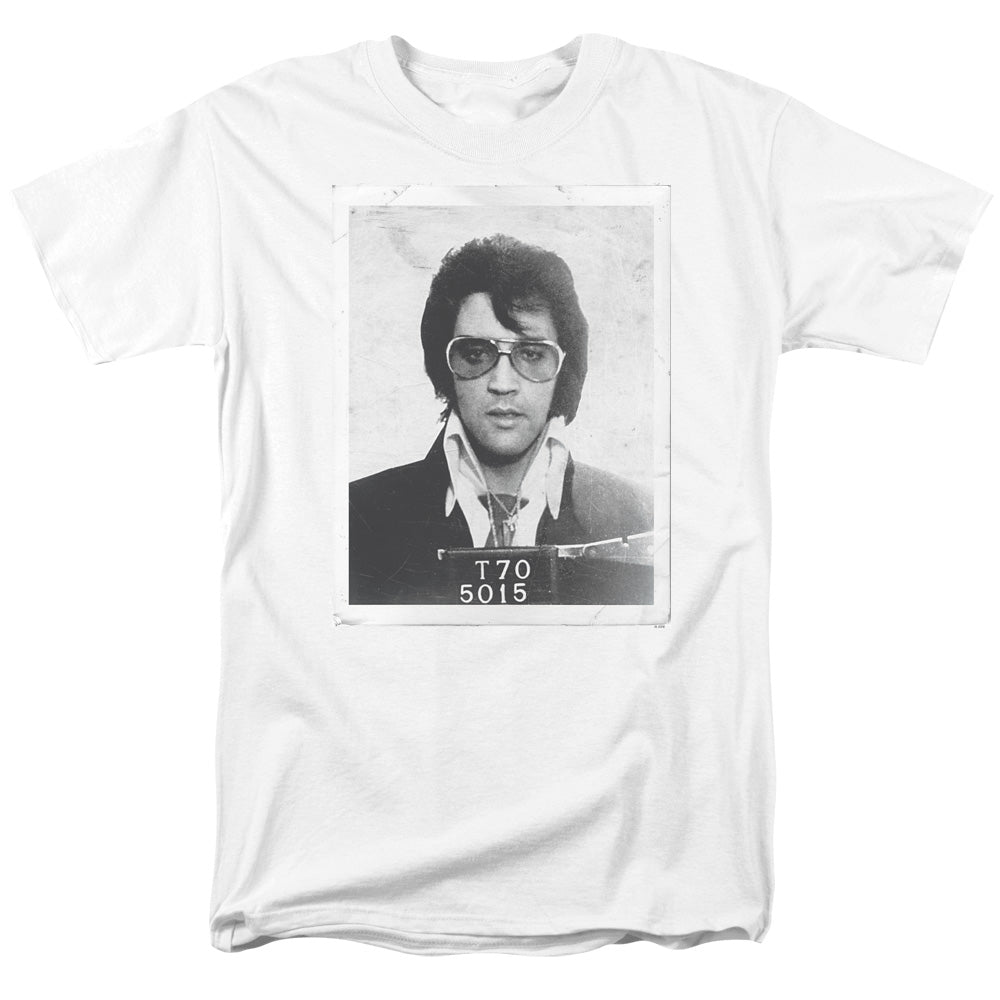 Elvis Presley Framed Mens T Shirt White Officially Licensed