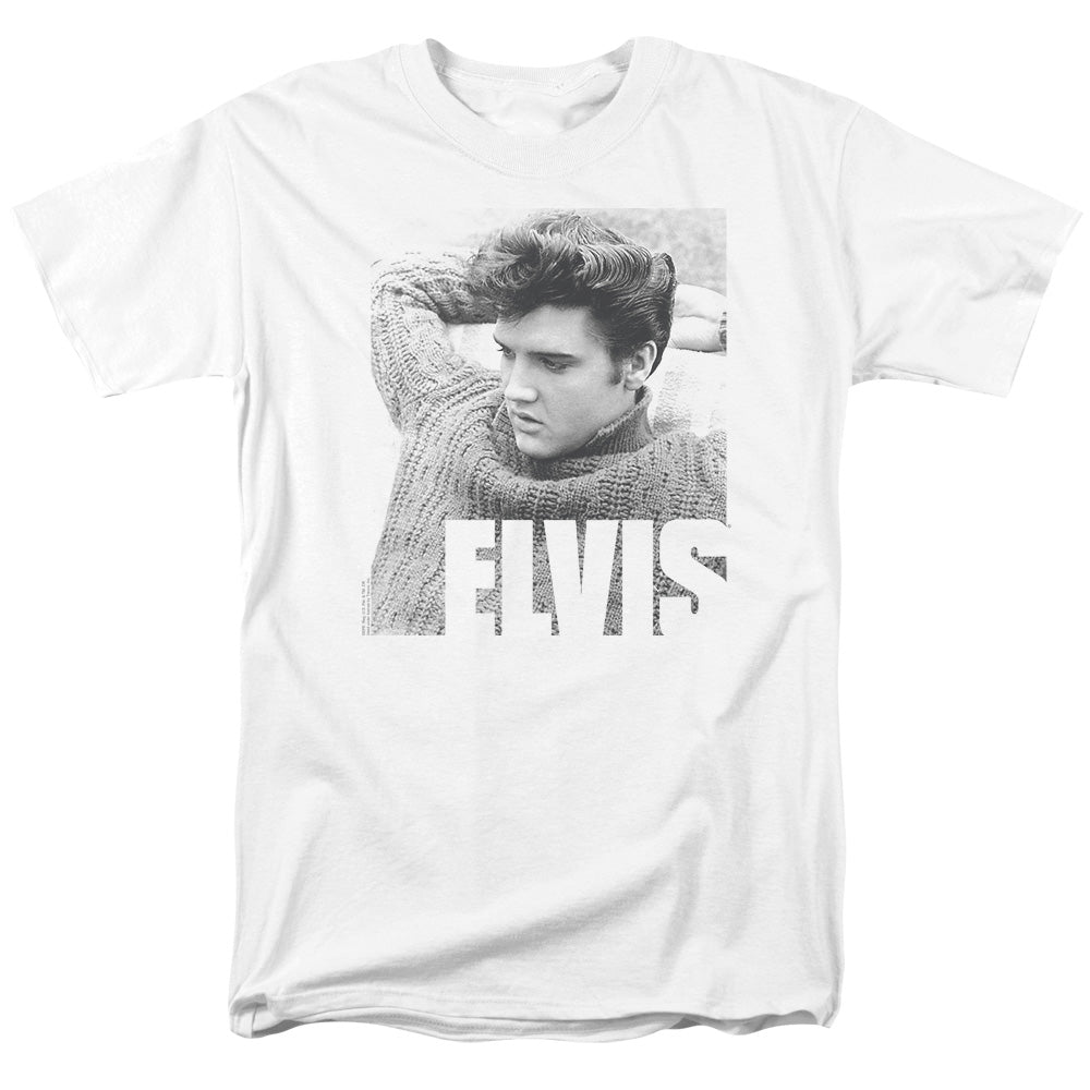 Elvis Presley Relaxing Mens T Shirt White Officially Licensed