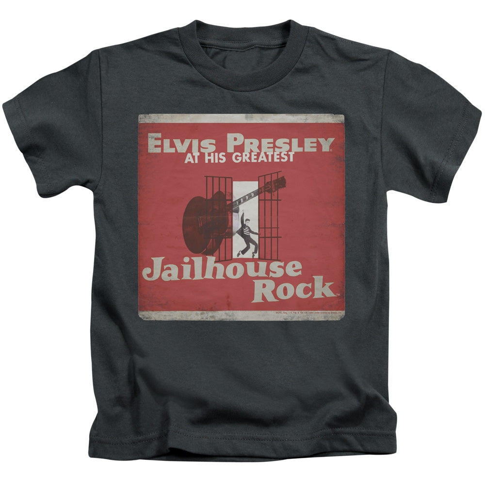 Elvis Presley Greatest Juvenile Kids Youth T Shirt Charcoal Officially Licensed