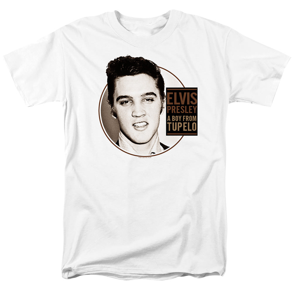 Elvis Presley Tupelo Mens T Shirt White Officially Licensed