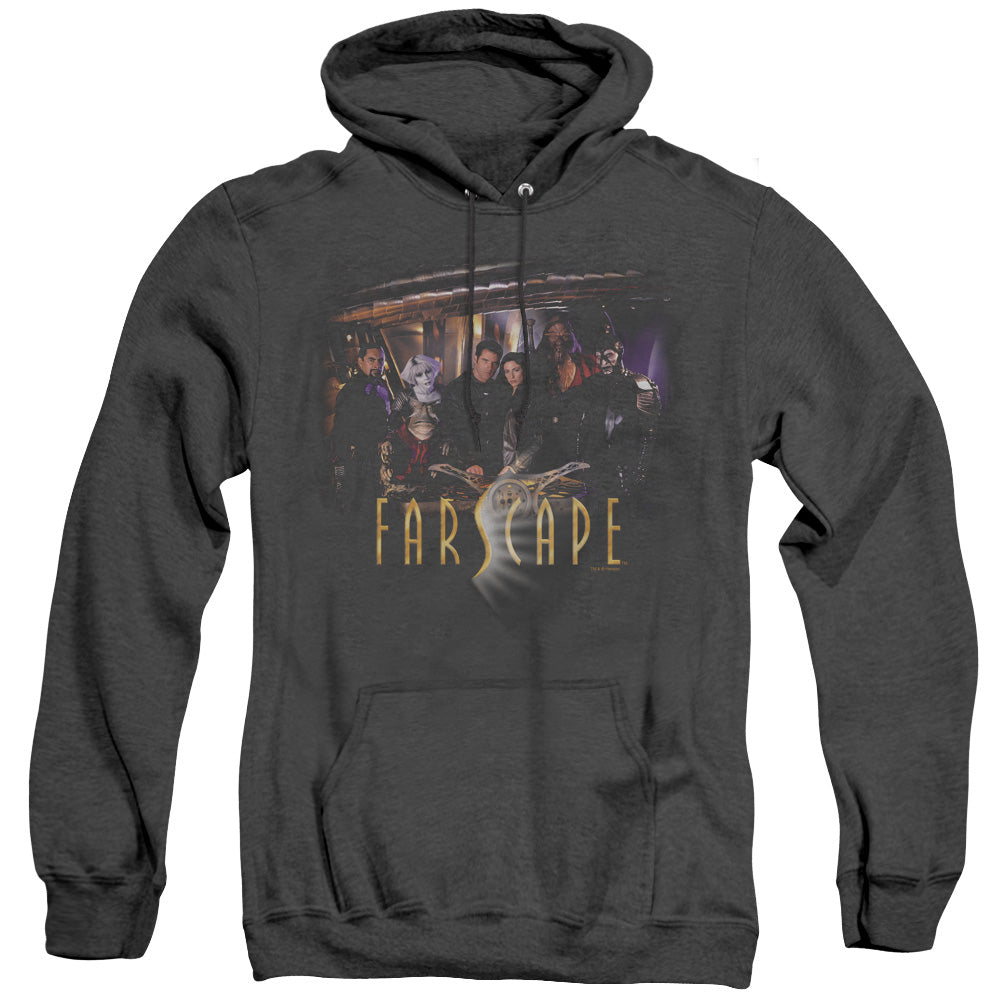 Farscape Cast Heather Mens Hoodie Black Officially Licensed