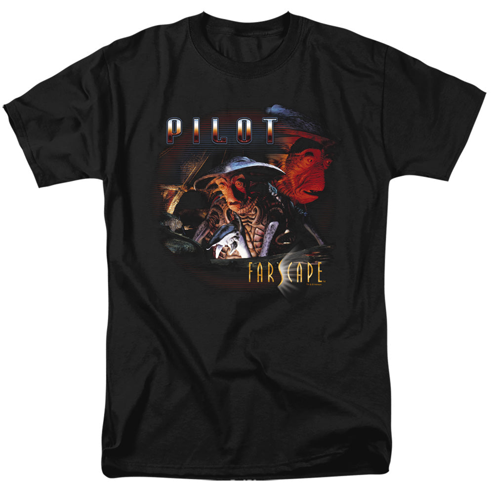 Farscape Pilot Mens T Shirt Black Officially Licensed