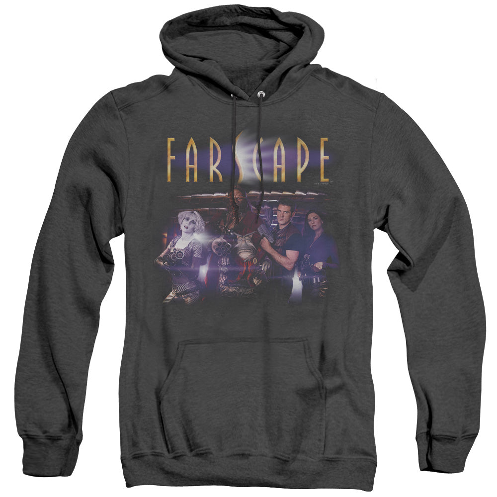 Farscape Flarescape Heather Mens Hoodie Black