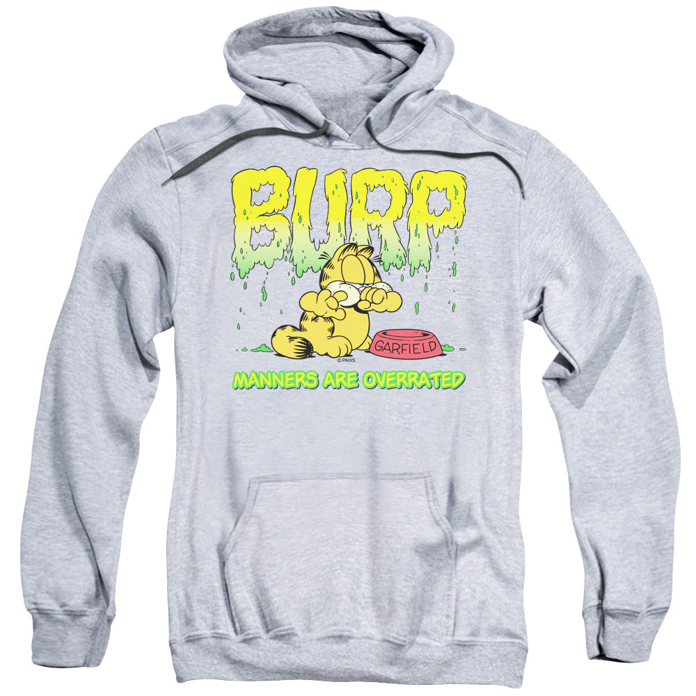 Garfield Manners Mens Hoodie Athletic Heather