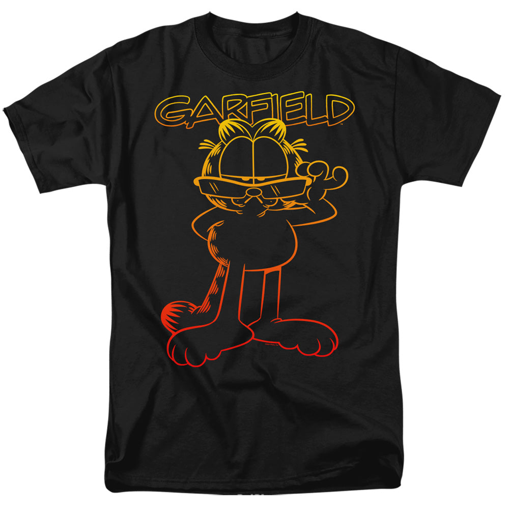 Garfield Hotshot Garfield Mens T Shirt Black Officially Licensed