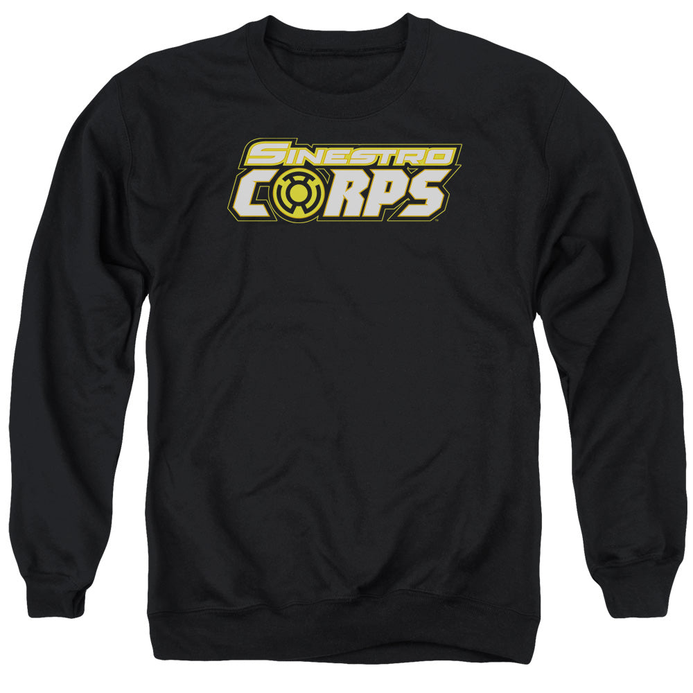 Green Lantern Sinestro Corps Logo Mens Crewneck Sweatshirt Black