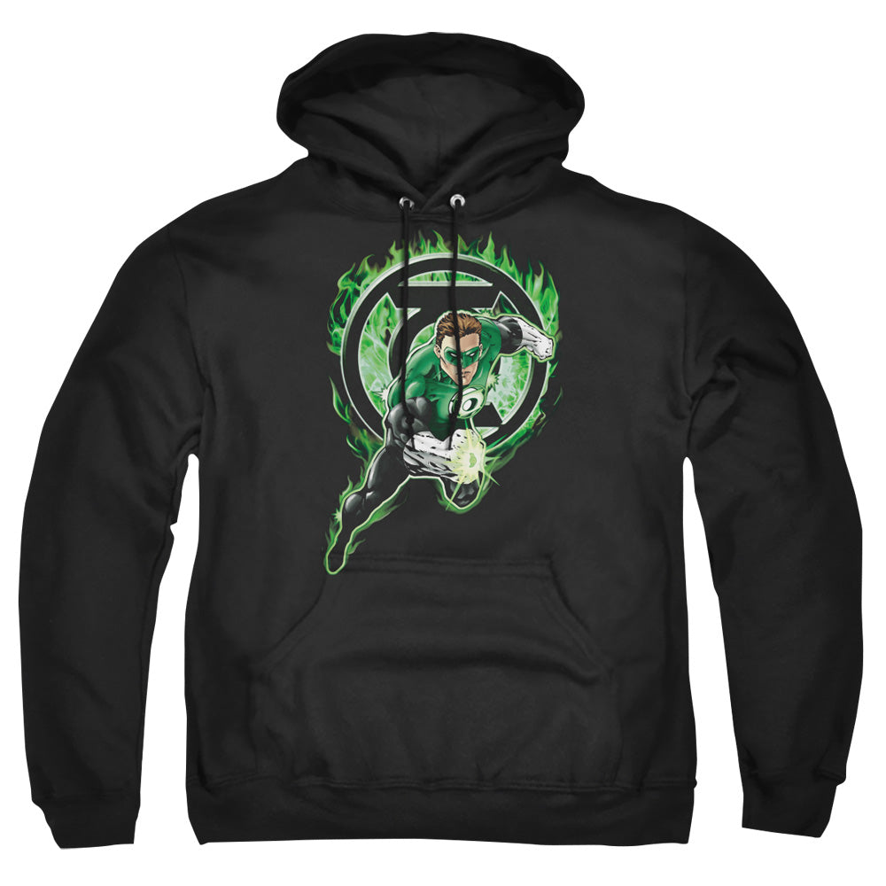 Green Lantern Space Cop Mens Hoodie Black Officially Licensed