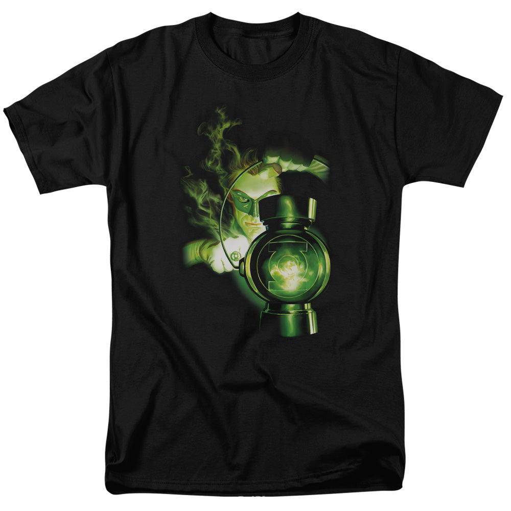 Green Lantern Lantern Light Mens T Shirt Black Officially Licensed