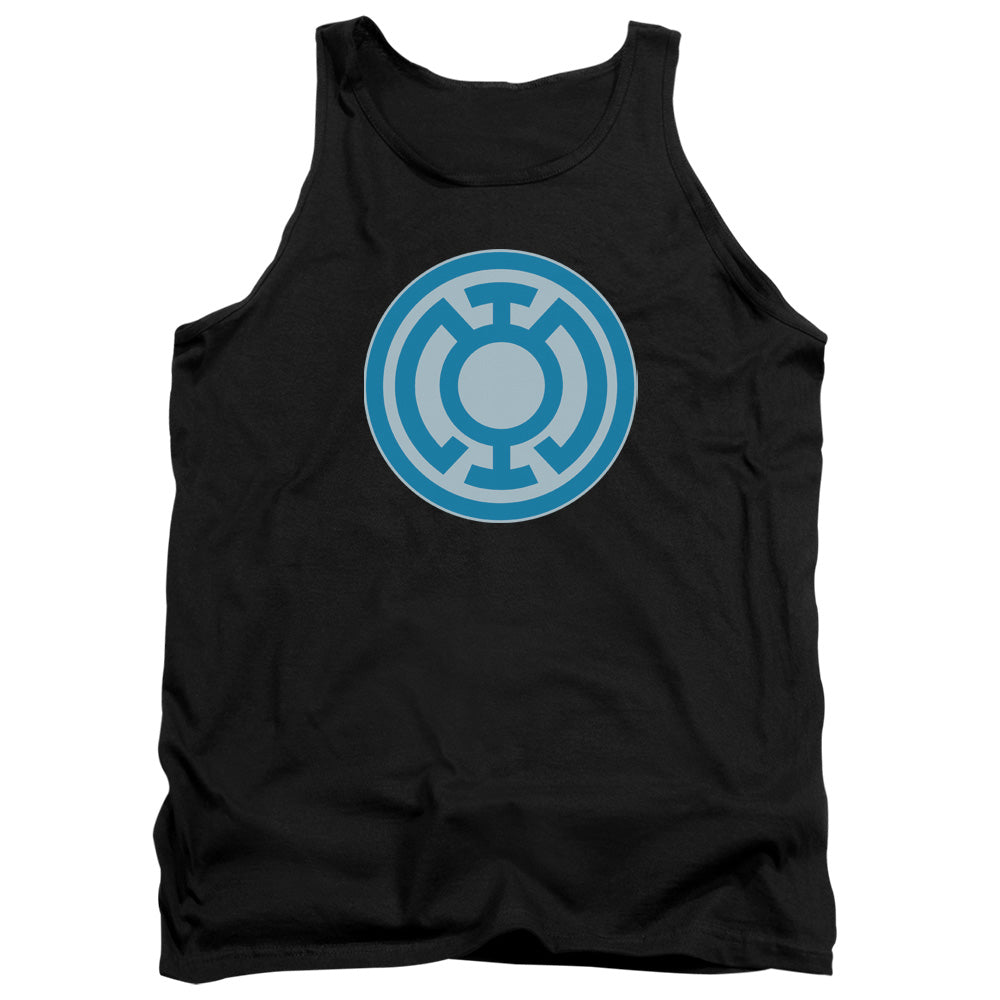 Green Lantern Blue Symbol Mens Tank Top Shirt Black Officially Licensed