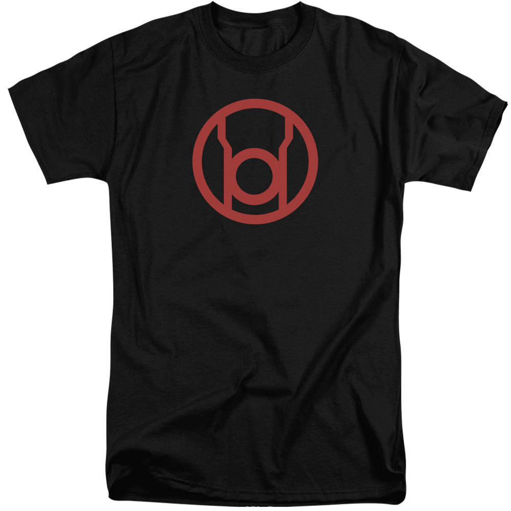 Green Lantern Red Emblem Mens Tall T Shirt Black Officially Licensed