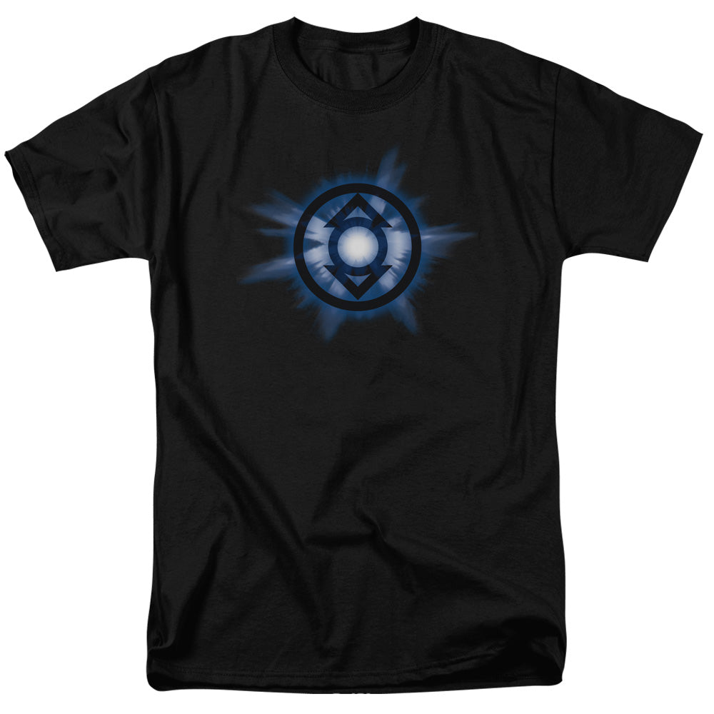 Green Lantern Indigo Glow Mens T Shirt Black Officially Licensed