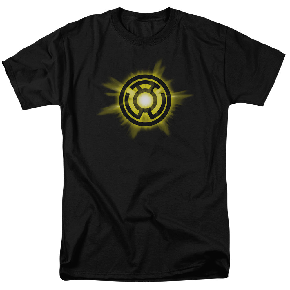 Green Lantern Yellow Glow Mens T Shirt Black Officially Licensed