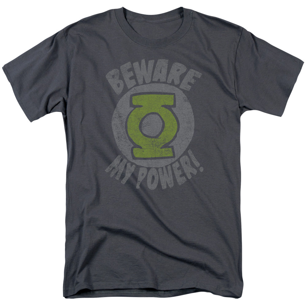 Green Lantern Beware Mens T Shirt Black Officially Licensed