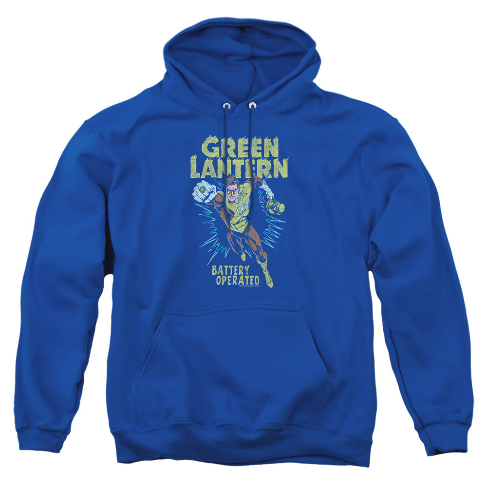 Green Lantern Fully Charged Mens Hoodie Royal Officially Licensed
