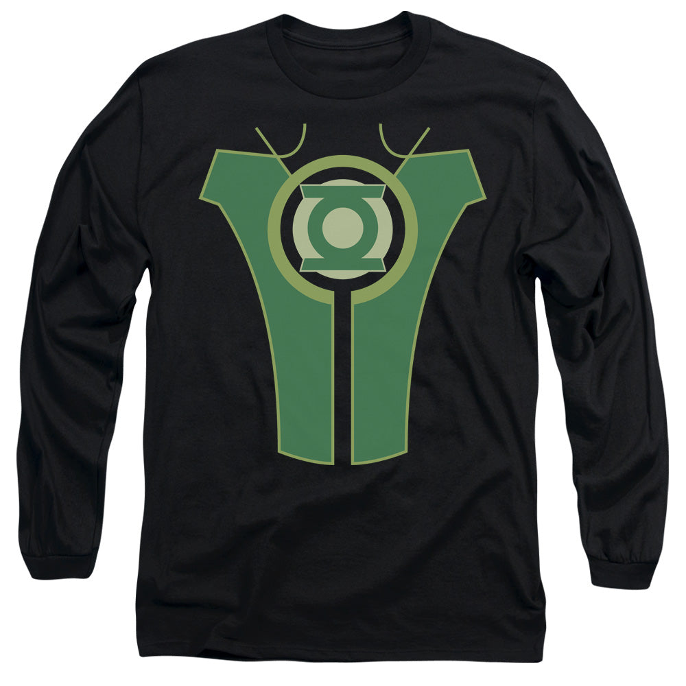 Green Lantern Simon Baz Mens Long Sleeve Shirt Black Officially Licensed