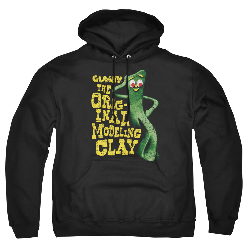 Gumby So Punny Mens Hoodie Black