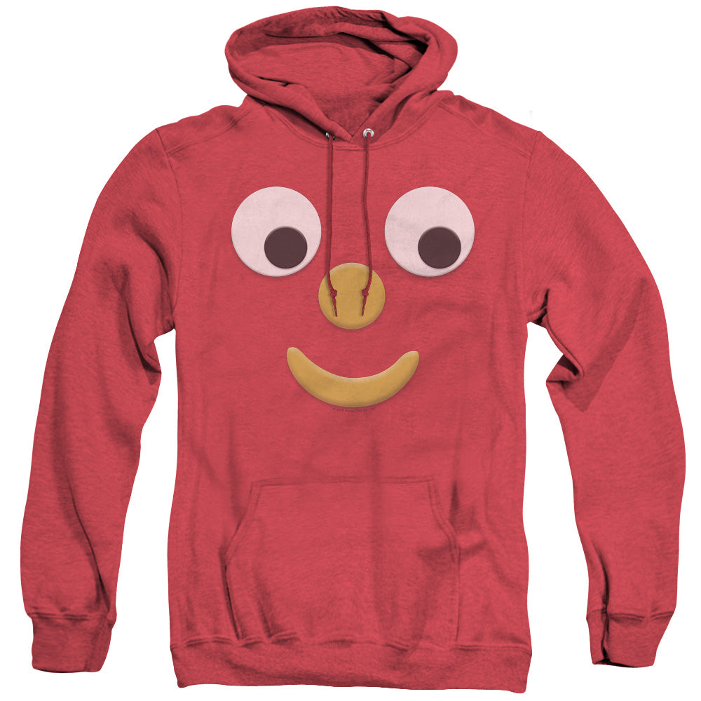 Gumby Blockhead J Heather Mens Hoodie Red