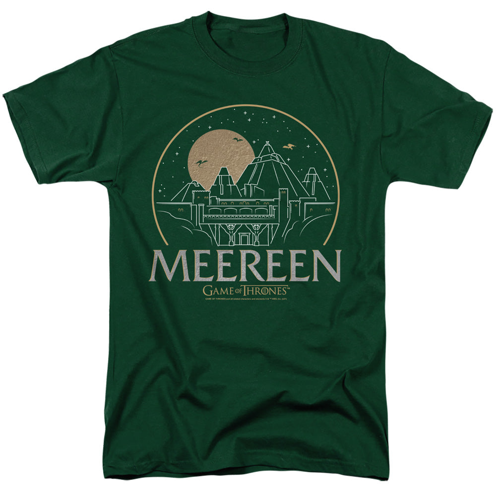 Game Of Thrones Meereen Mens T Shirt Hunter Green Officially Licensed