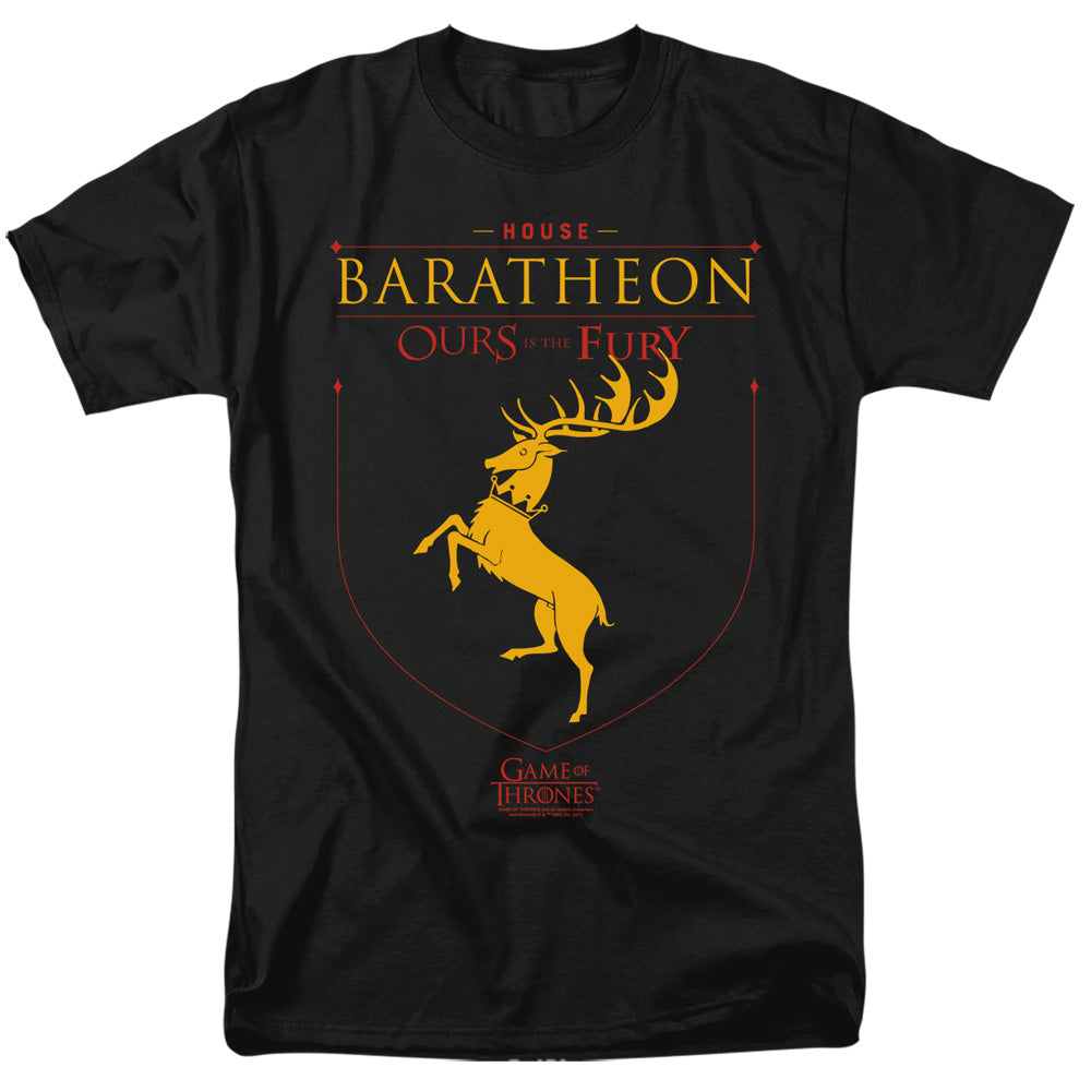 Game Of Thrones House Baratheon Sigil Mens T Shirt Black Officially Licensed