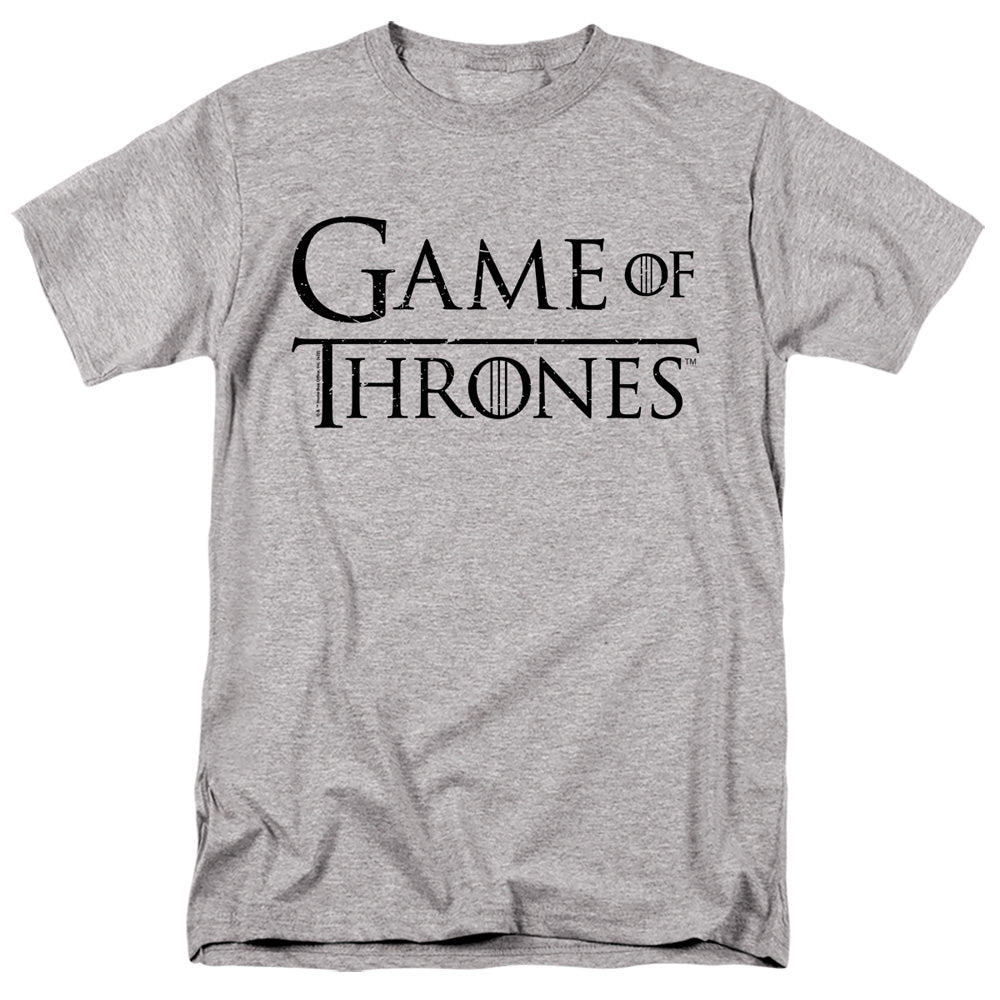 Game Of Thrones Logo 1 Mens T Shirt Athletic Heather Officially Licensed