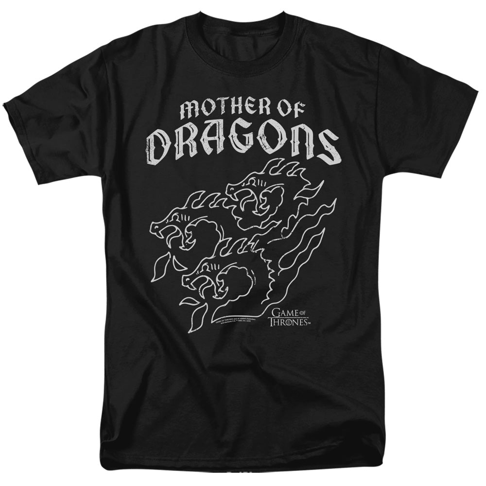 Game Of Thrones Mother Of Dragons Mens T Shirt Black Officially Licensed