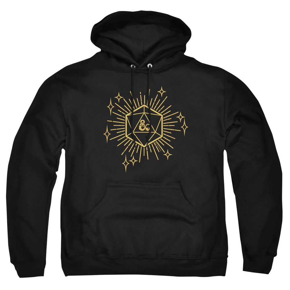 Dungeons And Dragons Year Of The Dragon Lucky D20 Mens Hoodie Black Officially Licensed