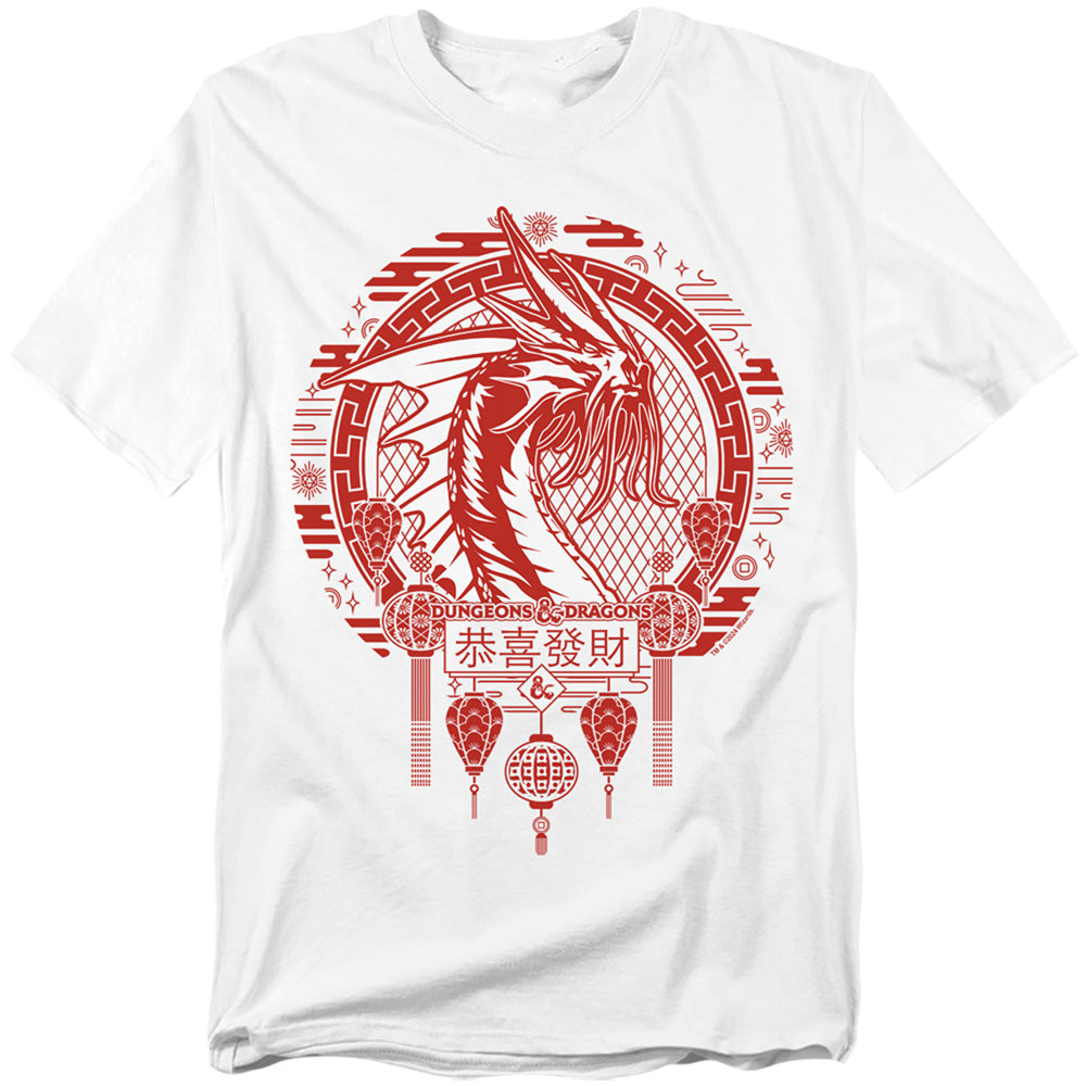 Dungeons And Dragons Year Of The Dragon Beast In The Clouds Mens T Shirt White Officially Licensed