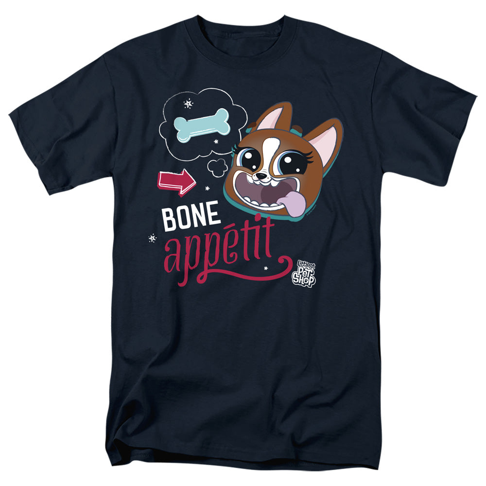 Littlest Pet Shop Bone Appetit Mens T Shirt Navy Officially Licensed