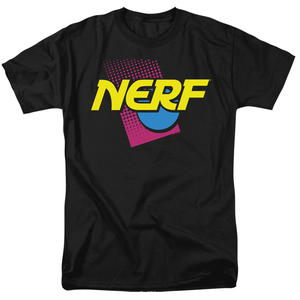 Nerf 90S Logo Mens T Shirt Black Officially Licensed