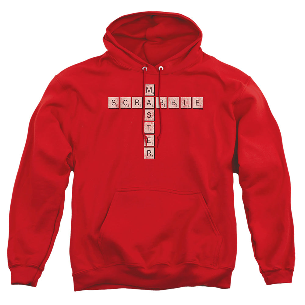 Scrabble Scrabble Master Mens Hoodie Red Officially Licensed