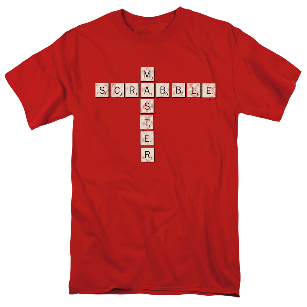 Scrabble Scrabble Master Mens T Shirt Red Officially Licensed