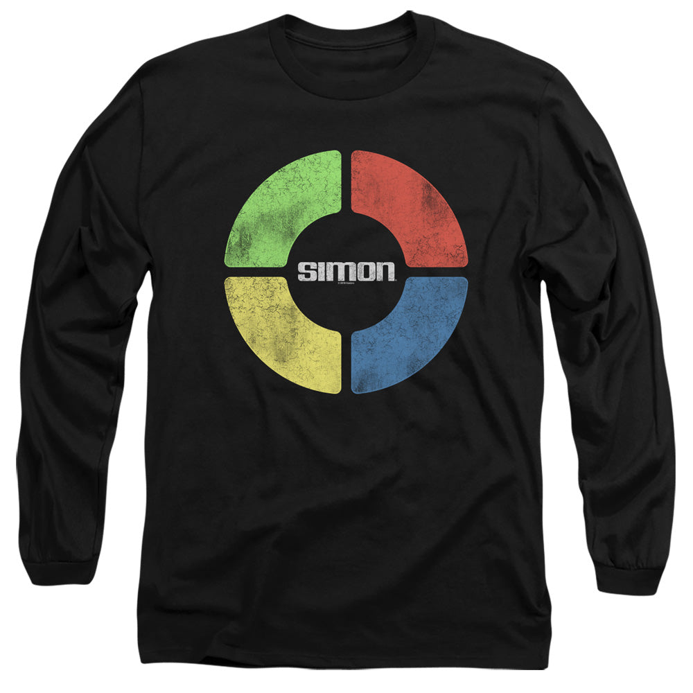 Simon Simple Simon Mens Long Sleeve Shirt Black Officially Licensed