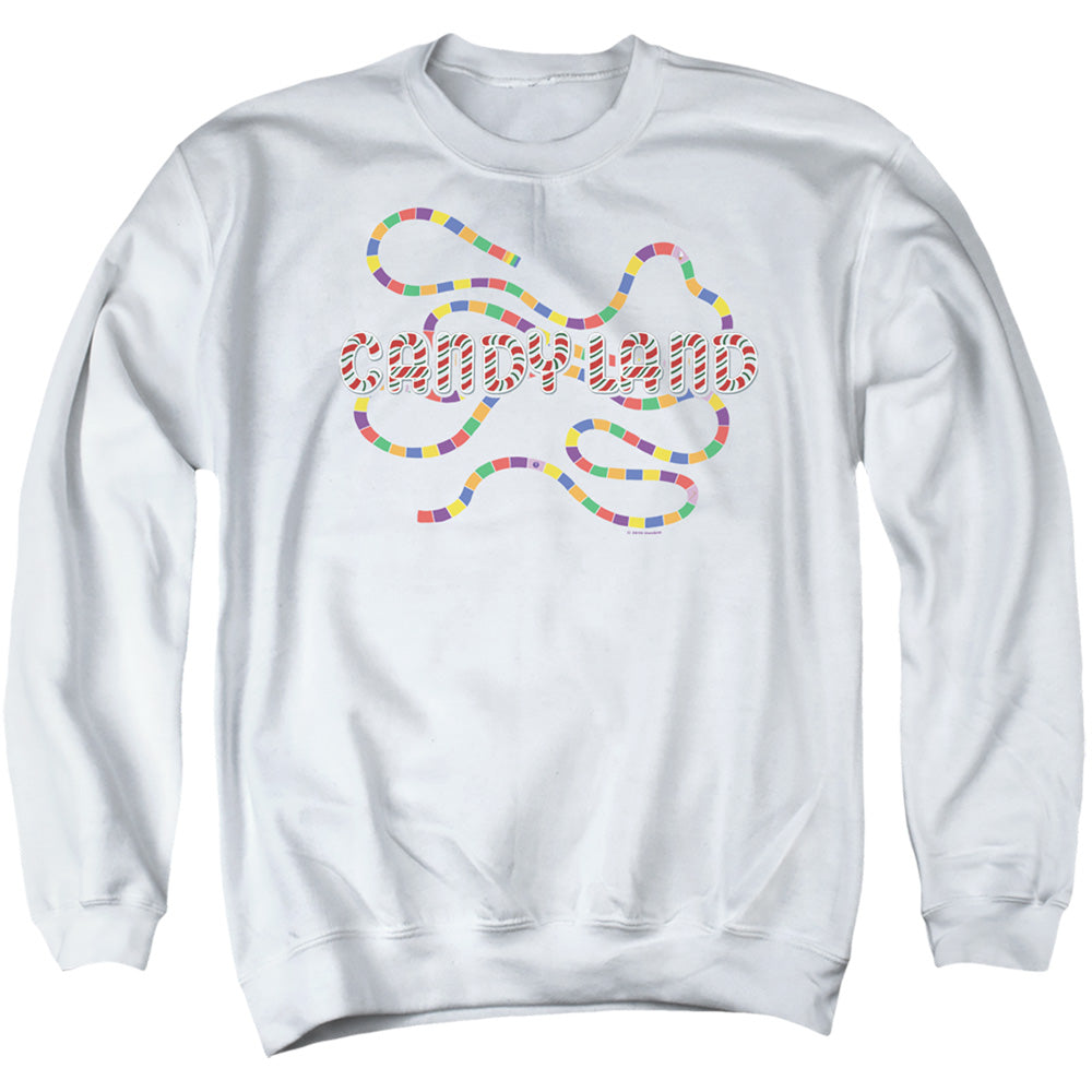 Candy Land Candy Land Board Mens Crewneck Sweatshirt White Officially Licensed